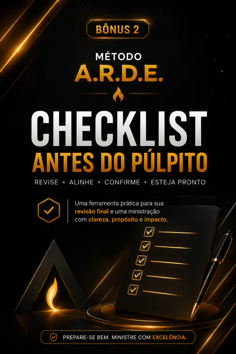 Capa do bônus Checklist Antes do Púlpito